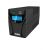 Angled view of Ever Easyline 850VA UPS with LCD display, uninterruptible power supply