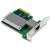 TRENDnet TEG-10GECTX 10 Gigabit PCIe Netzwerkadapter, 10G Ethernet-Port, unterstützt 802.1Q VLAN-Tagging, Standard- und Low-Profile-Halterungen