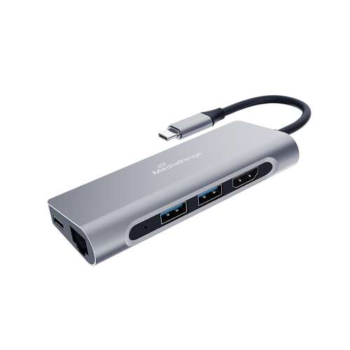 Priključna stanica MediaRange USB-C -> HDMI, USB3.2, RJ45, PD 60W (MRCS510) 71110961