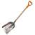 Łopata do śniegu Fiskars 1001637 z aluminiowym ostrzem i drewnianym trzonkiem