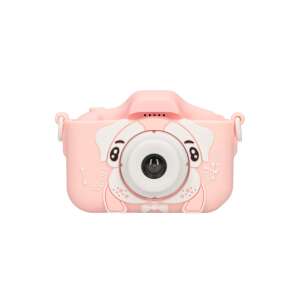 Extralink Kids Camera H28 ružová digitálna kamera s roztomilým dizajnom psa - Foto, video a optika