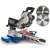 Scheppach HM216 miter saw with laser guide and two blades