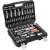 YATO 108 piece socket wrench set, 1/2 inch and 1/4 inch sockets, bits, and extensions