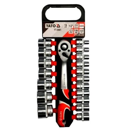 YATO Klucz nasadowy klt. 19 r. 1/2 col: 8-32 mm CrV ~