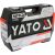 YATO Steckschlüssel klt. 72 Stück 1/2 col: 10-27 mm, 1/4 col: 4-13 mm CrV ~ 67667598