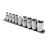 YATO TORX socket set E5-E16, 9-piece, for automotive and mechanical repairs