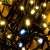 LED-Lichterkette, warmweiß und blinkendes kaltweiß, 200 LEDs, für den Außenbereich