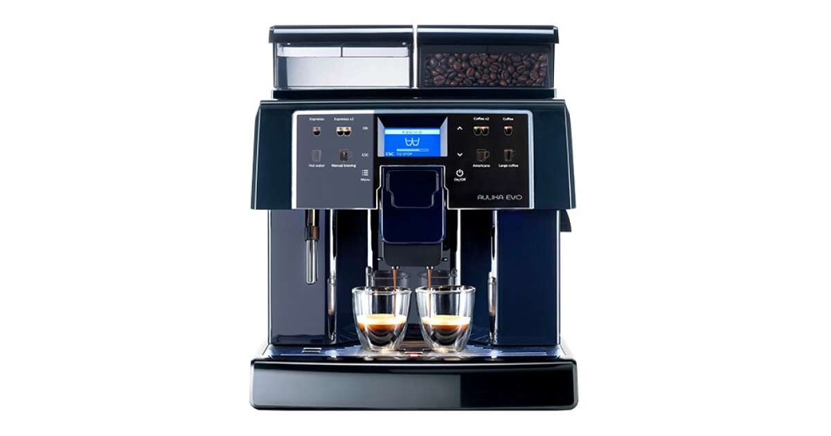 Saeco Aulika EVO Coffee Machine - Black | Pepita.com