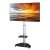 Techly 108903 gurulós TV állvány, ezüst, 37-70 hüvelykes LCD TV-khez, állítható magassággal és polccal