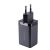 Adapter szybkiego ładowania Joyroom, GaN, 65 W, USB, 2x USB-C, czarny + kabel USB-C na USB-C, 100 W, 1,2 m (TCG01) 80233467