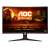 AOC C27G2E/BK 27" Curved Gaming Monitor, 165Hz Refresh Rate
