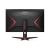 Stražnji pogled zakrivljenog gaming monitora AOC C27G2E/BK 27 inča