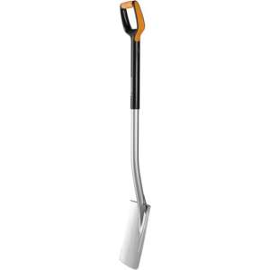 Fiskars Xact Schaufel, Gartenwerkzeug, langer Stiel, scharfe Kanten, Pflanzen, Einfassen, Erdbewegung - Fiskars