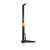 Fiskars Xact weed remover, black with orange handle, 100 cm long, for removing weeds from the garden