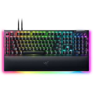 Klawiatura mechaniczna do gier Razer BlackWidow V4 Pro z żółtymi przełącznikami, podświetleniem RGB i magnetyczną podpórką pod nadgarstki - Razer