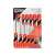 YATO 12 piece screwdriver set with magnetic tips, S2 steel, red and black handles, packaged