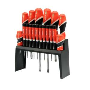 YATO 18 piece screwdriver set with stand, CrMo steel, S2, HRC 58 - Yato