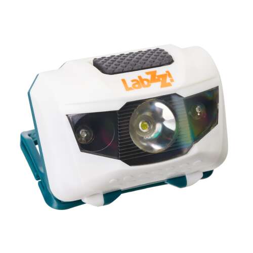 Levenhuk LabZZ F7 LED fejlámpa, fehér fejlámpa állítható fénysugárral, ideális kempingezéshez, túrázáshoz és egyéb szabadtéri tevékenységekhez