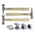 YATO Body Repair Hammer and Dolly Set, 7 pieces for auto body work