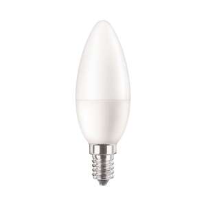 Philips CorePro LED Candle Bulb, B35, 5W, 470lm, 2700K, E14, Warm White - Lamp & Lighting