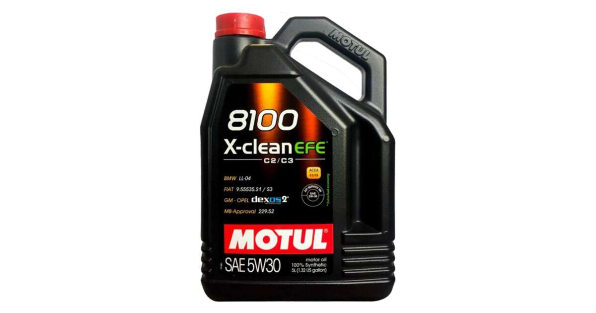 Motul 8100 X-Clean EFE 5W-30 5L motorolaj | Pepita.hu