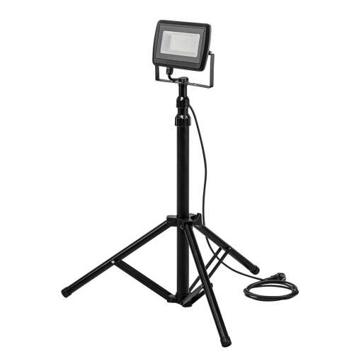 NEO 50W LED Floodlight with Tripod Stand, 4500 lumens, IP65 waterproof, 3 meter cable