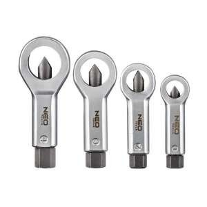NEO TOOLS 11-925 Csavaranya vágók, 4 db-os készlet, Szürke - NEO Tools