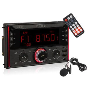 Blow AVH-9620 2 DIN Autoradio mit Fernbedienung und Mikrofon - Autoradios & Touchscreen Einbaugeräte