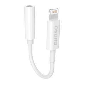 Adaptor Dudao Lightning la jack căști de 3.5mm - Alb - Cabluri Lightning