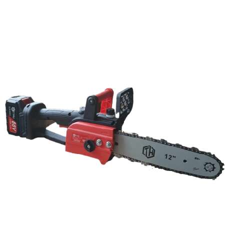 THO akkumulátoros láncfűrész 12 colos, 2 db 88VF akkuval automata olajzóval - M-9020 - MS-095