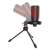 Savio Sonar Pro USB microphone with tripod stand, showing adjustable angle