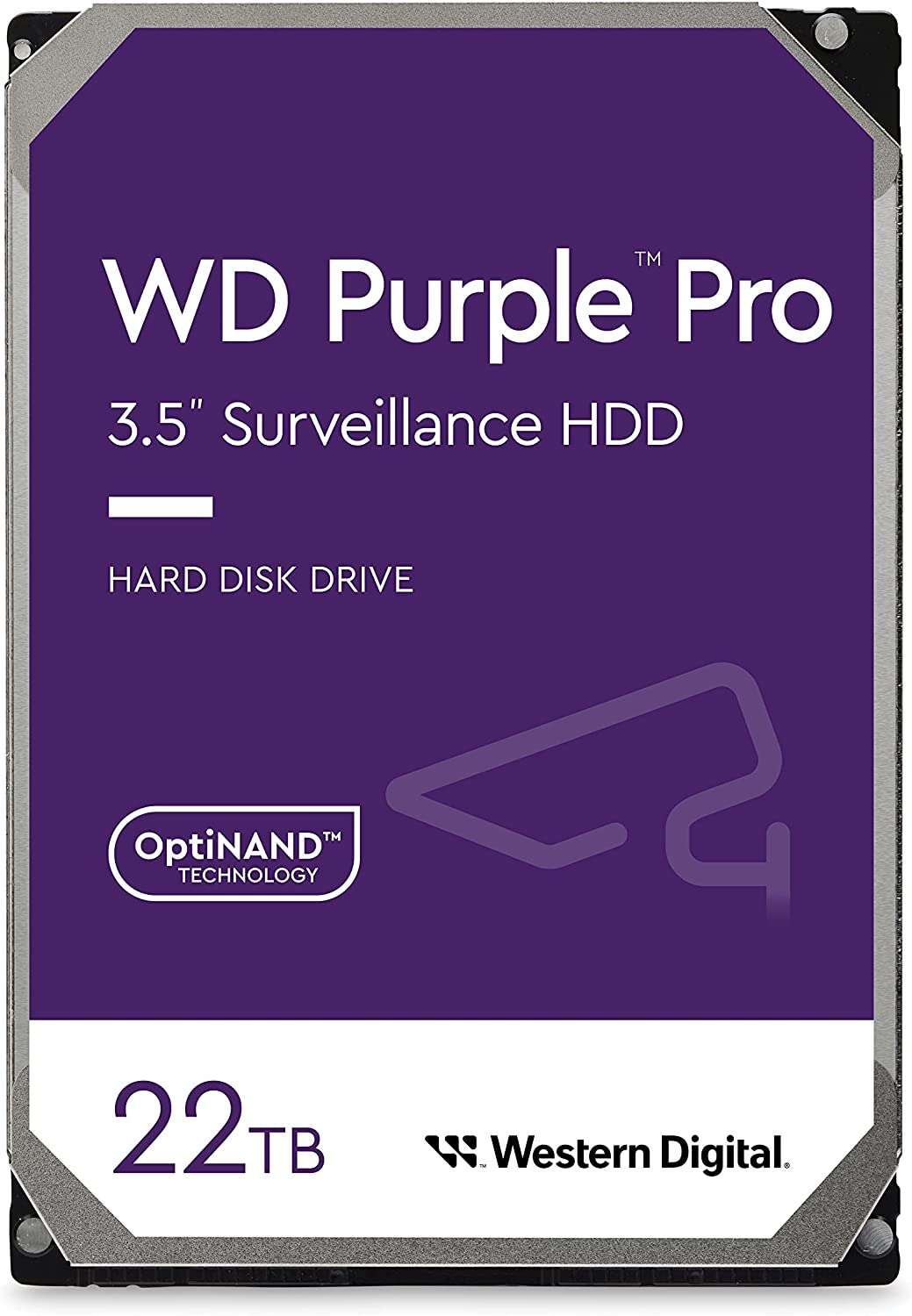 Western digital 22tb purple pro sata3 3.5" szerver hdd