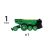 BRIO Big Green Action Locomotive isolated on white