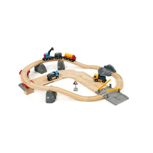 BRIO Tren și set de construcție