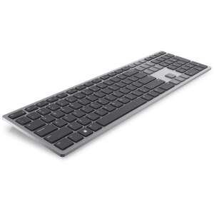 Dell KB700 Wireless Keyboard, full-size, silver, angled view - Dell Keyboard