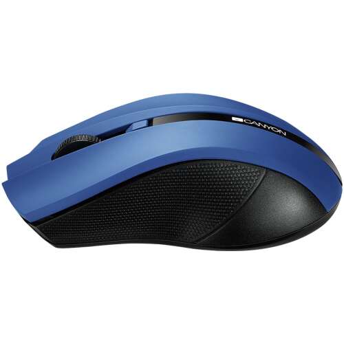 Canyon CNE-CMSW05BL wireless mouse, blue, side view