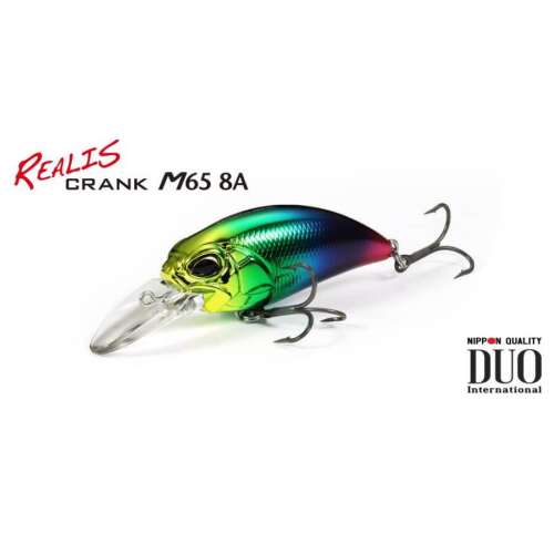 Duo Realis Crank M65 8A 6.5cm 14gr CPAZ347 Pink Back Flake wobbler 80661776 - Wobbler