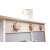 LULILO wooden play kitchen oven and stovetop detail, grey oven, wooden knobs