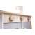 LULILO wooden play kitchen oven and stovetop detail, grey oven, wooden knobs
