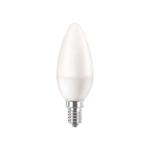 Philips CorePro LED gyertya izzó, B38, 7W, 806lm, 4000K, E14, hideg fehér