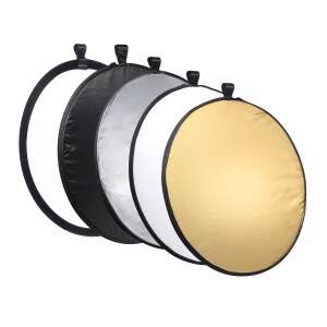 Mantona 18082 5 az 1-ben derítőlap készlet, minden oldal - Stúdiófény és Reflektor