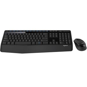 Logitech MK345 Wireless Keyboard and Mouse Combo - Black - Keyboard