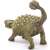 Schleich Ankylosaurus dinoszaurusz figura, zöld, páncélos, hátsó nézet