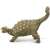 Schleich Ankylosaurus dinosaur figure, green, armored, side view