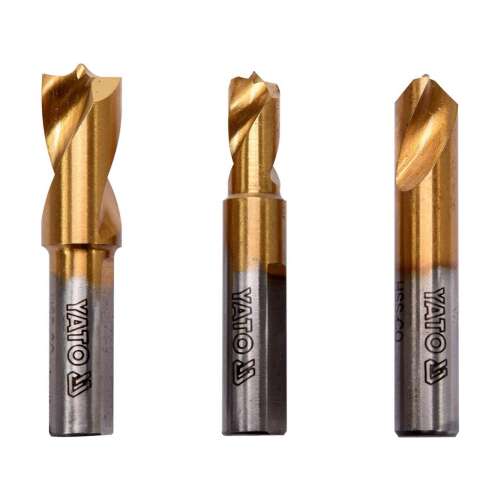 YATO 6,5, 8, 10 mm fúrók ponthegesztéshez, kobalt bevonattal