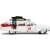 Model samochodu Ghostbusters Ecto-1, skala 1:32, widok z boku