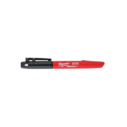 Milwaukee INKZALL Feinzeichner Schwarz, 0,6 mm Spitze, 4er Pack