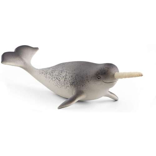 Schleich narwhal figure, realistic animal toy for kids
