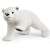 Schleich polar bear cub figure, realistic animal toy for kids