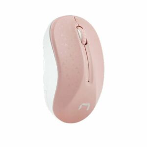 Natec Toucan Rosa Kabellose Maus - Ergonomisches Design - Natec